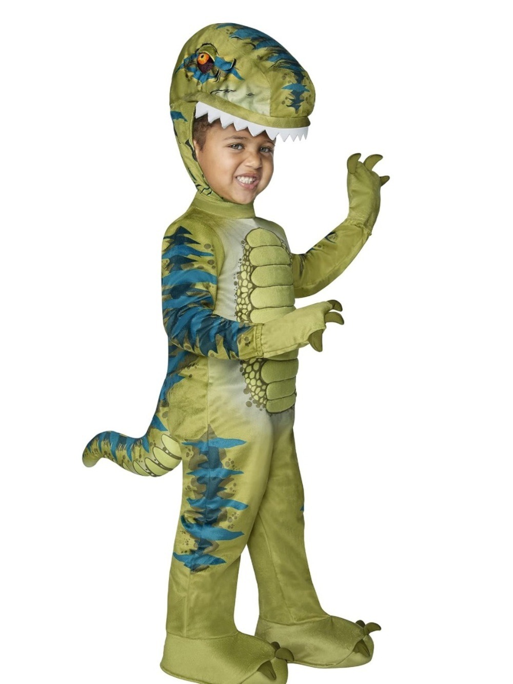 Kids T Rex Dinosaur Costume Halloween Dragon Cosplay Size 3-4